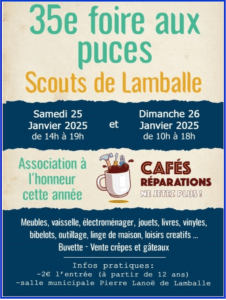 35e foire aux puces des scouts de Lamballe